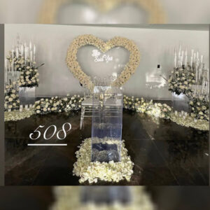 دکور استیج طرح قلب کد 01