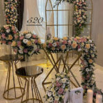 دکور عقد و بله برون نیم هلال و پنجره ترکیبی