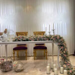 گل آرایی میز آبشاری