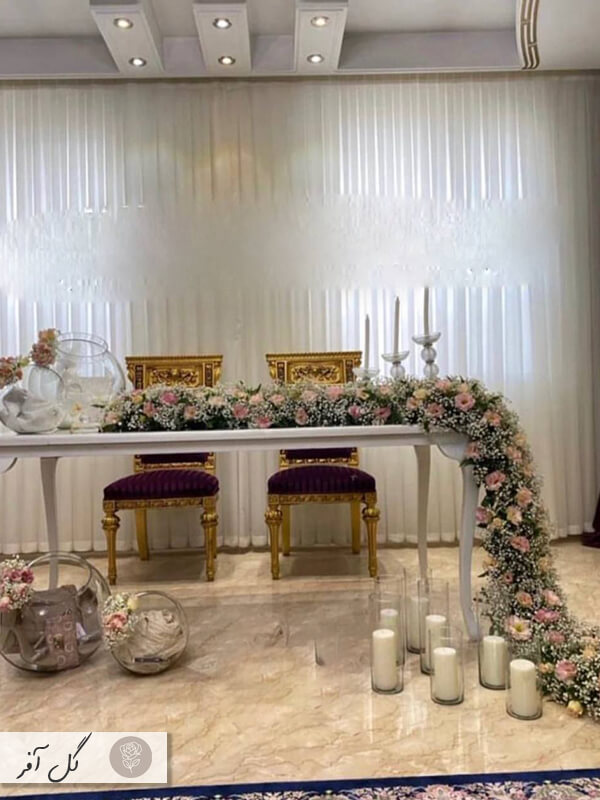 گل-ارایی-میز-آبشاری گل آرایی میز آبشاری