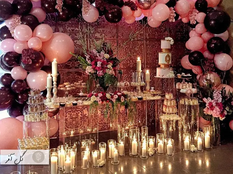 دکور بله برون با شمع