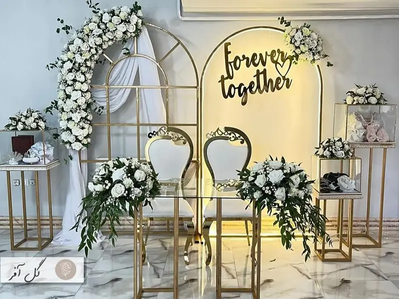 دکور بله برون با گل مصنوعی