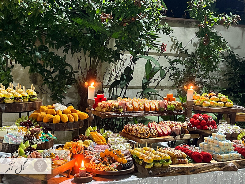 شام پذیرایی مراسم بله برون